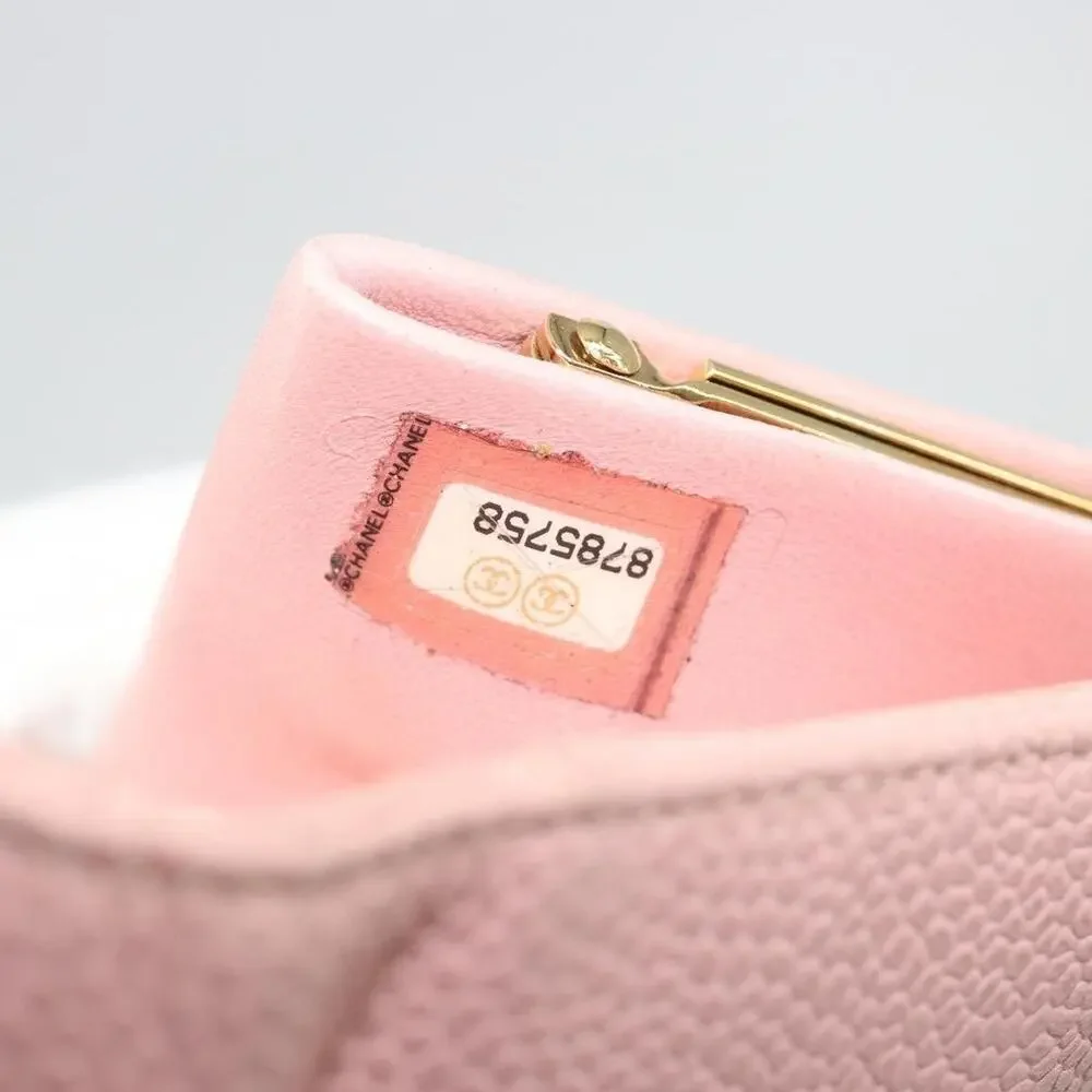 Chanel Long Wallet Caviar Pink
